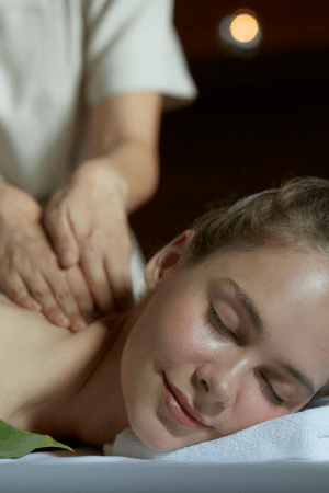 Photo capturing a peaceful spa scene